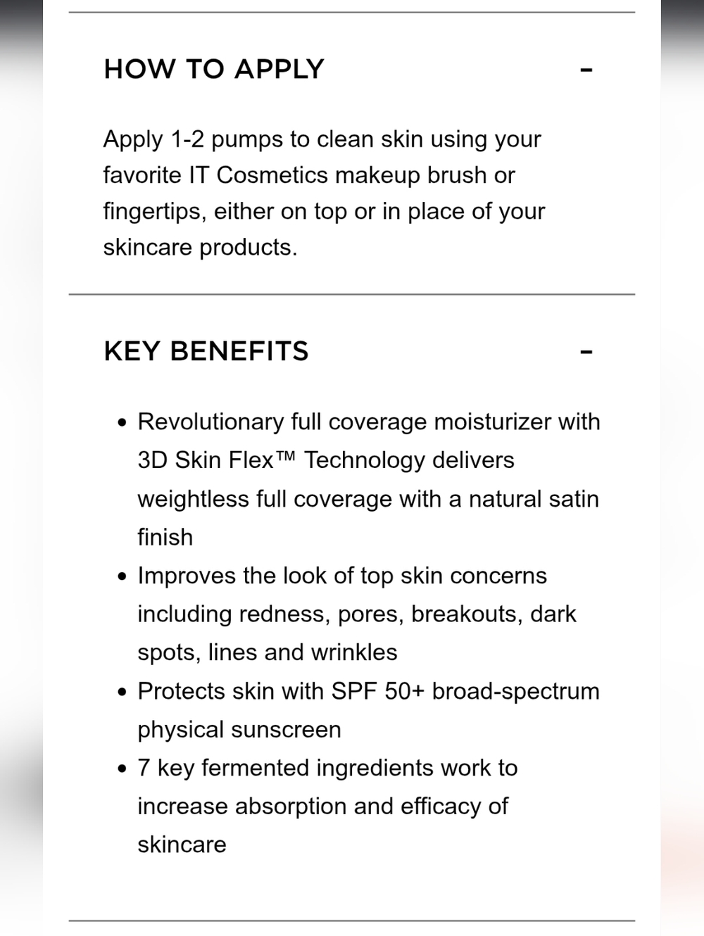 IT Cosmetics Bye Bye Foundation SPF 50+ - Fair - Picture 7 of 11